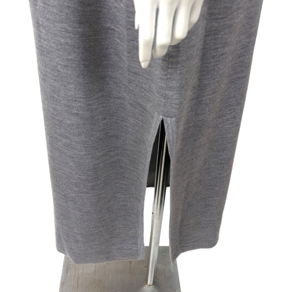 Studio Nicholson Knit Maxi Dress Wool Silk Cashmere Womens 10 Gray Designer Luxe - Picture 6 of 13